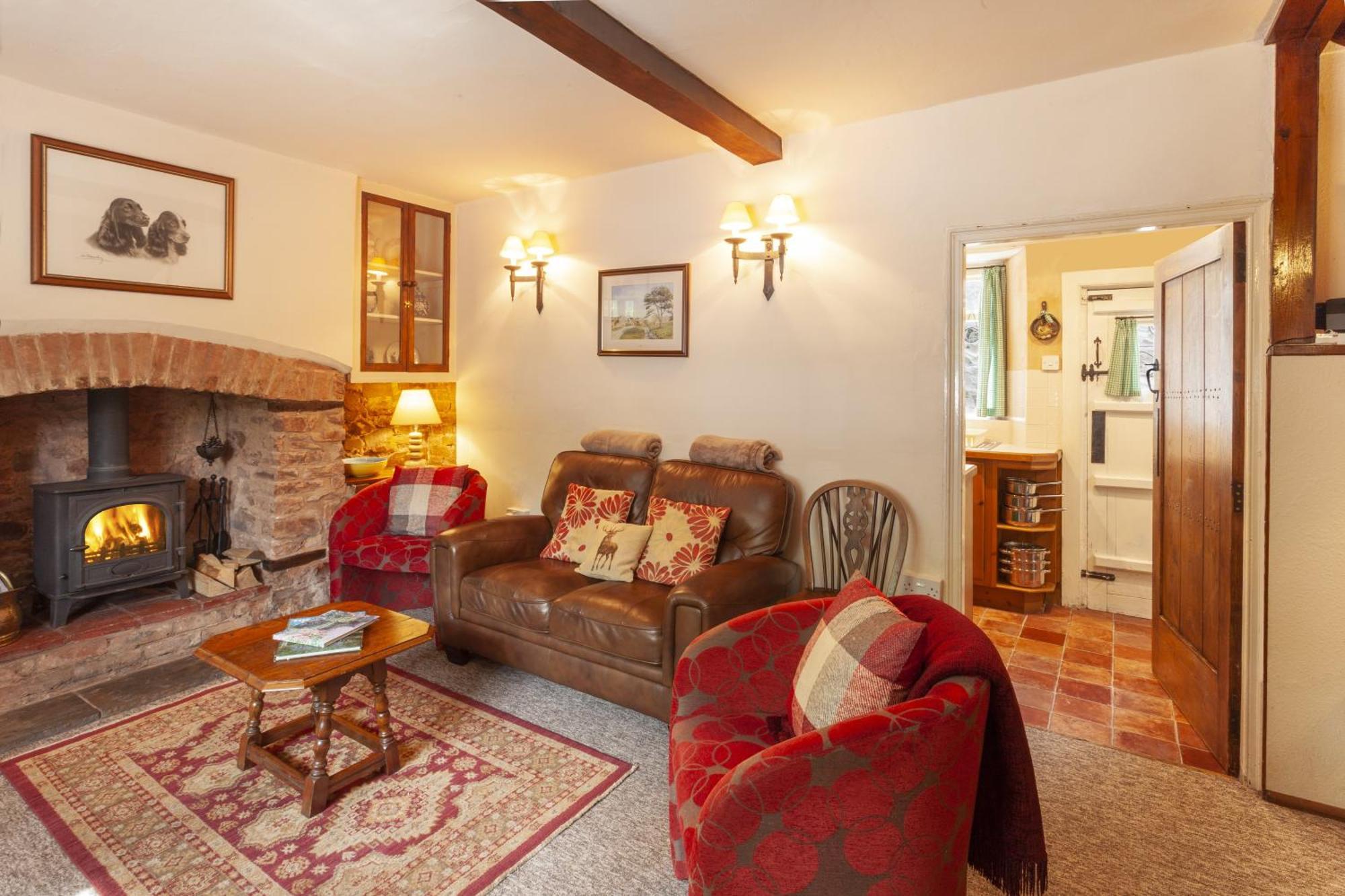Ruffles Cottage Dunster Exterior foto